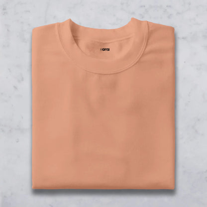 Bare Weave's Premium T-Shirt Combo – Mustard Yellow, Peach & Coffee Brown