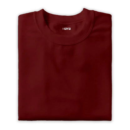 Bare Weave's Premium T-Shirt Combo – Maroon, Ivory & Black
